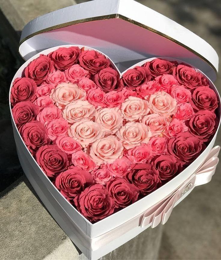 Roses heart Box